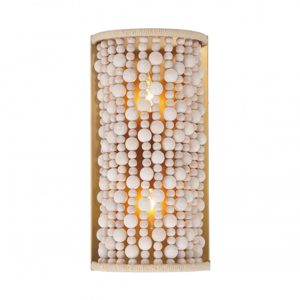 2 LIGHT WALL SCONCE