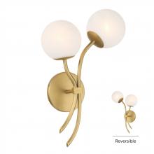 Minka-Lavery 3742-732 - 2 LIGHT WALL SCONCE