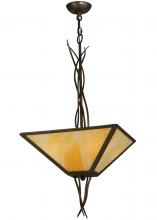 2nd Avenue Designs White 120371 - 18"Sq Anala Inverted Pendant