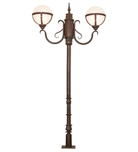 2nd Avenue Designs White 200261 - 84" High Bola Tavern Street Lamp