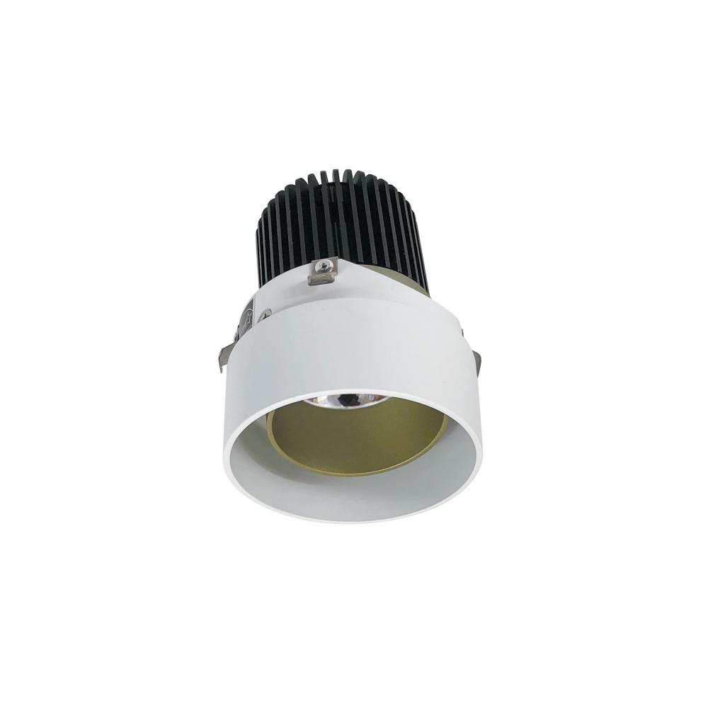 2" Iolite LED Round Trimless Downlight, 10-Degree Optic, 850lm / 12W, 4000K, Matte Powder White