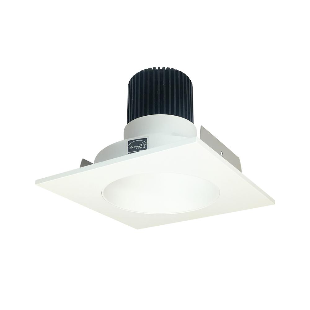 4" Iolite LED Square Reflector with Round Aperture, 10-Degree Optic, 850lm / 12W, 3000K, Matte