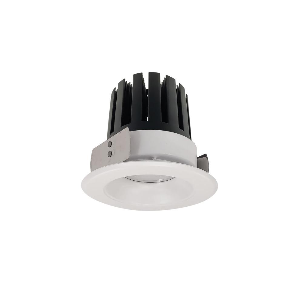 4" Marquise III Round Open Reflector, 1500lm, 3000K, Spot Optic, White Reflector/White Flange