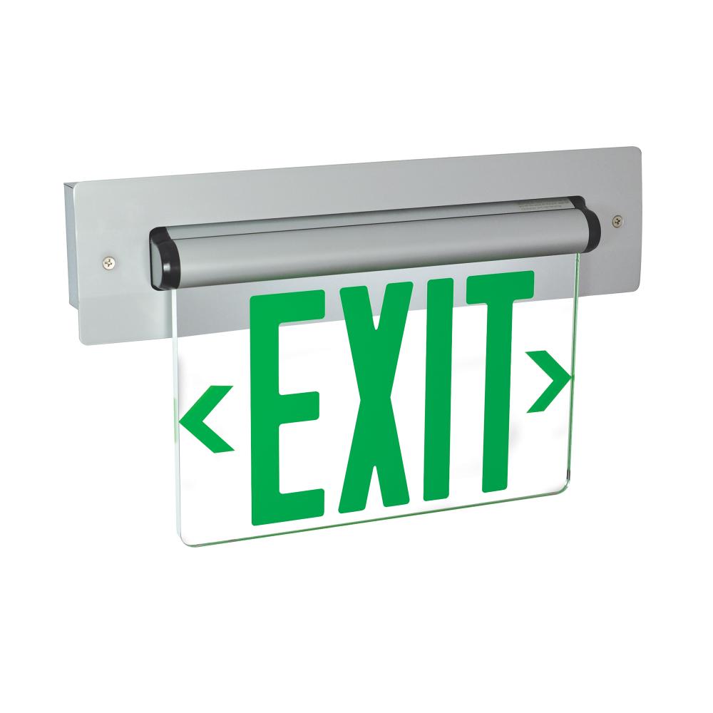 EXIT REC ADJ AC 1F GRN/CLR ALU