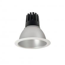 Nora NC3-61L330FHZMPW - 6" Sapphire III Round Open Reflector, 2500lm, 3000K, Flood Optic, Haze Reflector/Matte Powder