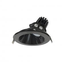 Nora NC3-69L530NBB - 6" Sapphire III Round Adjustable Reflector, 4500lm, 3000K, Narrow Flood Optic, Black