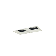 Nora NMIOTL-12-NF-FF-50X-10-BMPW - Iolite MLS 2-Head Trimless Reflector Kit, 5000K, 1000lm, Black/MPW Fixed Downlt. Trims