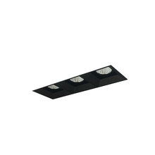 Nora NMIOTL-13-NF-FFF-30X-10-B - Iolite MLS 3-Head Trimless Reflector Kit, 3000K, 1000lm, Black Fixed Downlt. Trims