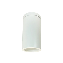 Nora NYLS3-6S1L440NP01WWW - 6" Sapphire III Surface Mount White Cylinder, Matte Powder White Reflector/Matte Powder White