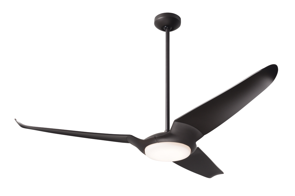 IC/Air (3 Blade ) Fan; Dark Bronze Finish; 56" Dark Blades; 20W LED; Wall Control