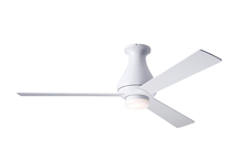 Modern Fan Co. ALT-FM-GW-42-WH-271-002 - Altus Flush Fan; Gloss White Finish; 42" White Blades; 17W LED; Fan Speed and Light Control (3-w