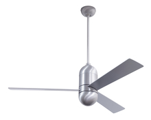 Modern Fan Co. CIR-BA-50-WH-NL-WC - Cirrus DC Fan; Brushed Aluminum Finish; 50" White Blades; No Light; Wall Control