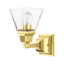 Livex Lighting 17171-02 - 1 Lt Polished Brass Wall Sconce