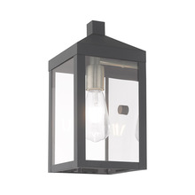 Livex Lighting 20582-76 - 1 Lt Scandinavian Gray Outdoor Wall Lantern