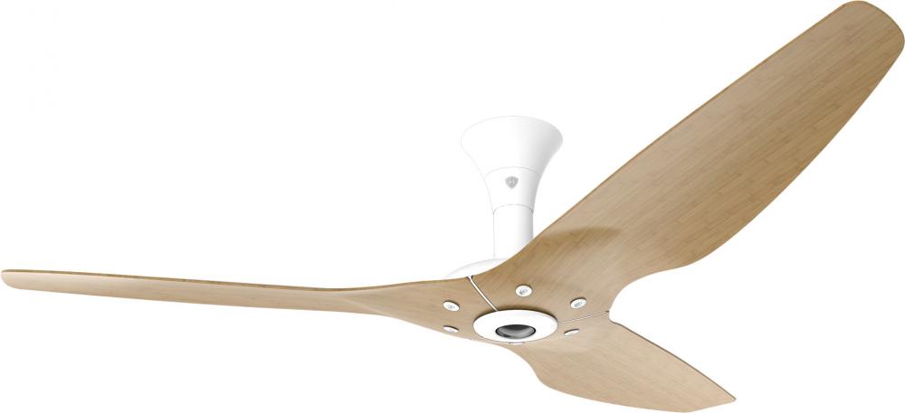 Haiku Indoor 60" Ceiling Fan, Caramel Bamboo, Low Profile Mount: White