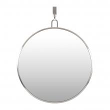 Varaluz 407A01BN - Stopwatch 30-in Round Accent Mirror - Brushed Nickel