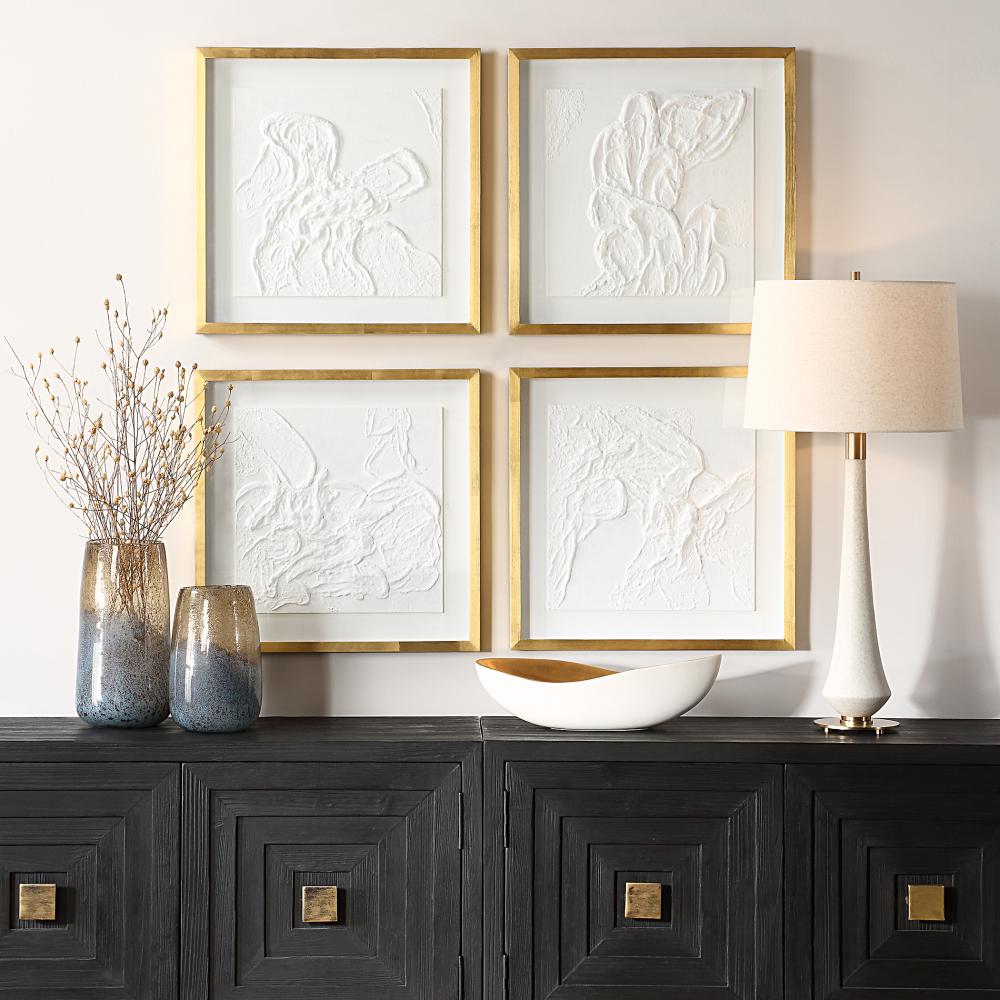 Uttermost Fourfold Framed Prints, S/4