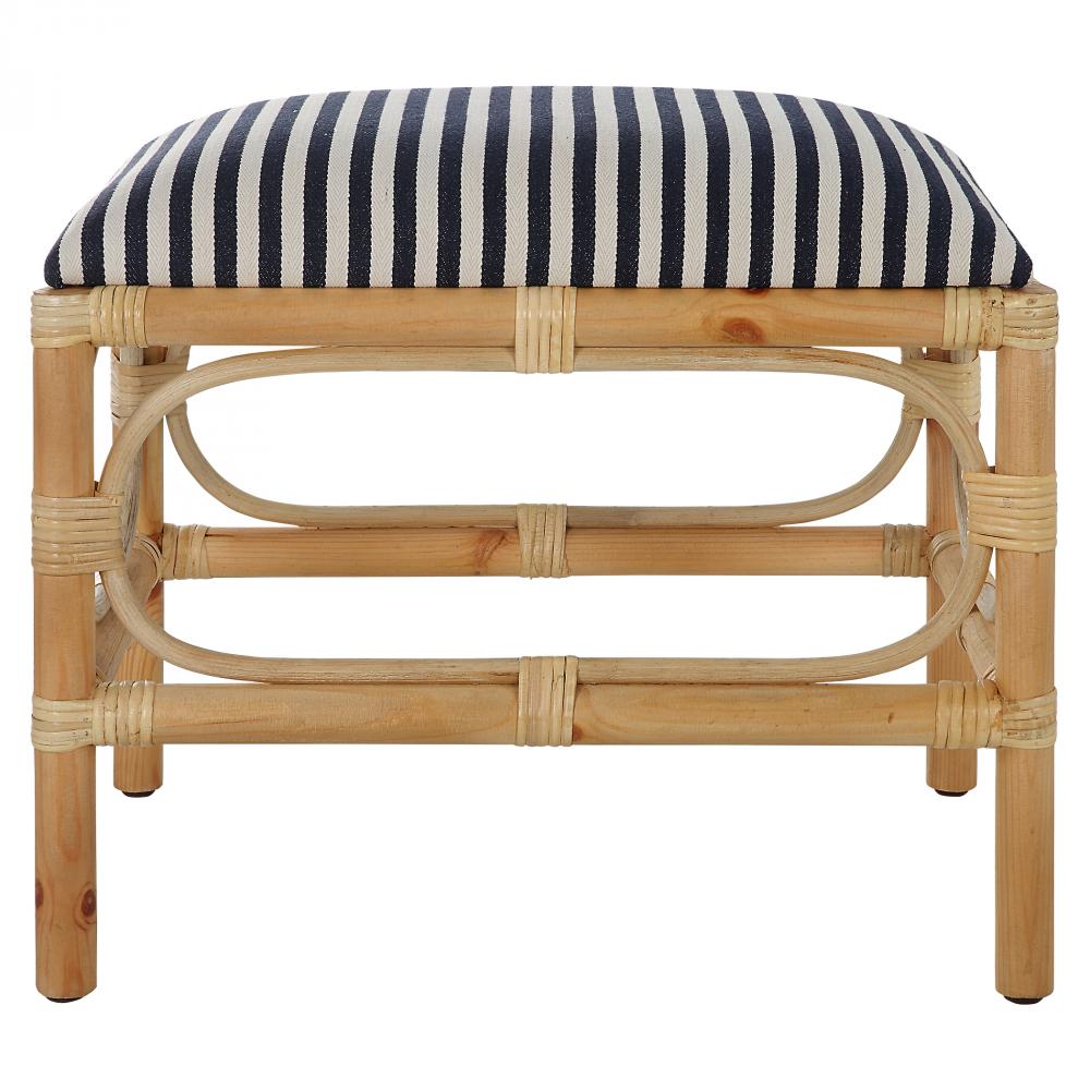 Uttermost Laguna Small Bench, Striped