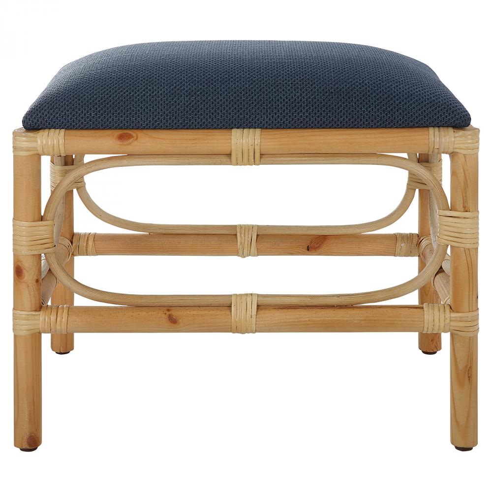 Uttermost Laguna Small Bench, Navy