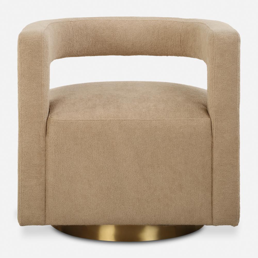 Uttermost Grounded Swivel Chair