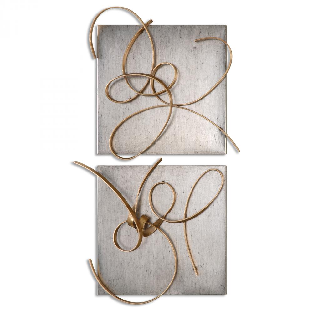 Uttermost Harmony Metal Wall Decor, S/2