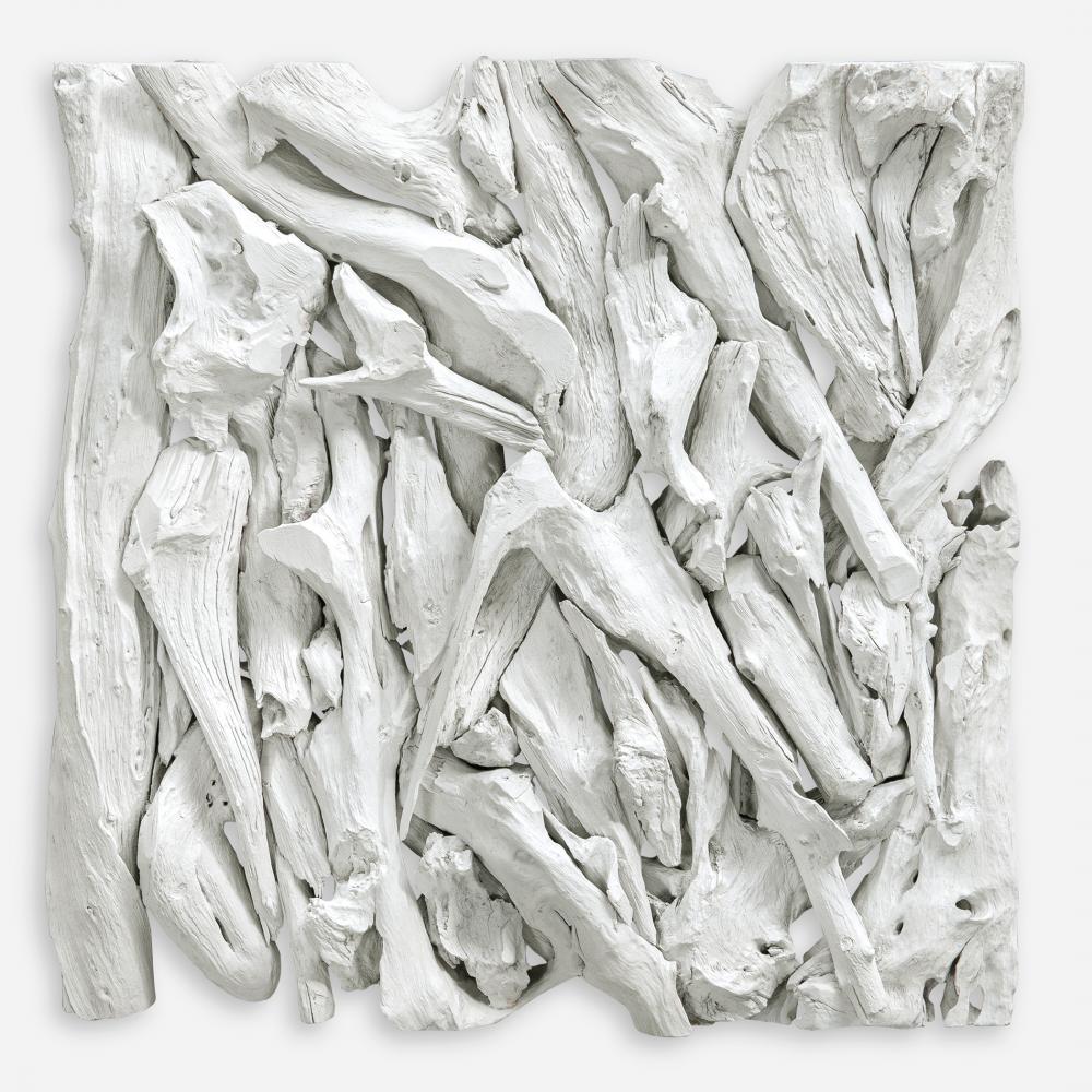 Uttermost Rio Wood Wall Decor, Whitewashed