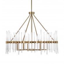 Uttermost 21389 - Uttermost Crystal Stick, 8 Lt Chandelier