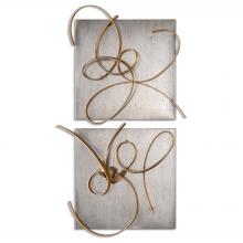 Uttermost 07071 - Uttermost Harmony Metal Wall Decor, S/2