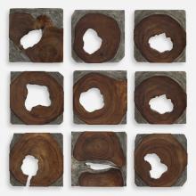 Uttermost 04349 - Uttermost Jungle Wood Wall Decor, S/9