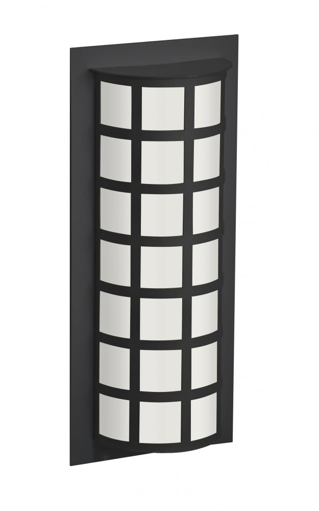 Besa Outdoor Scala 20 Black White Acrylic 2x60W A19