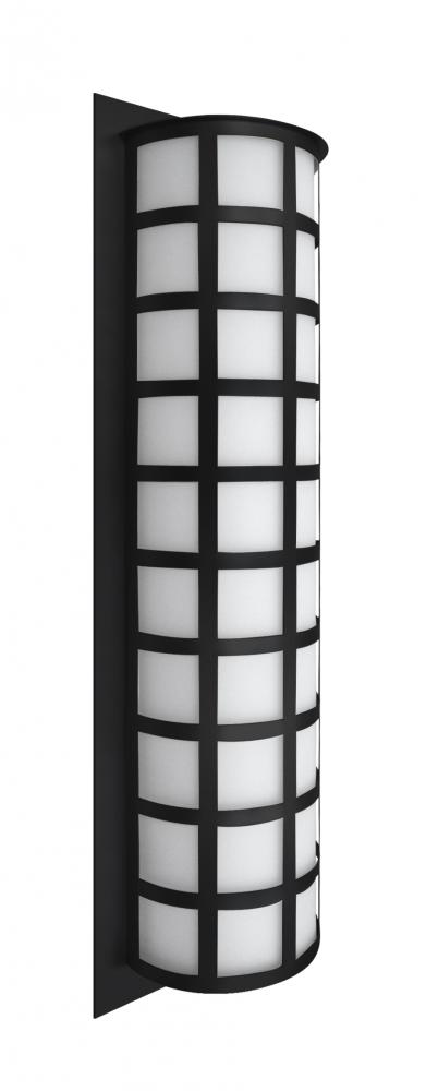 Besa Outdoor Scala 28 Black White Acrylic 3x60W A19