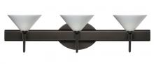 Besa Lighting 3SW-282453-BR - Besa Wall Kona Bronze White Starpoint 3x40W G9