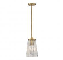 Savoy House 7-1742-1-322 - Chantilly 1-Light Pendant in Warm Brass