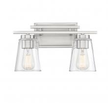 Savoy House 8-1020-2-SN - Calhoun 2-Light Bathroom Vanity Light in Satin Nickel