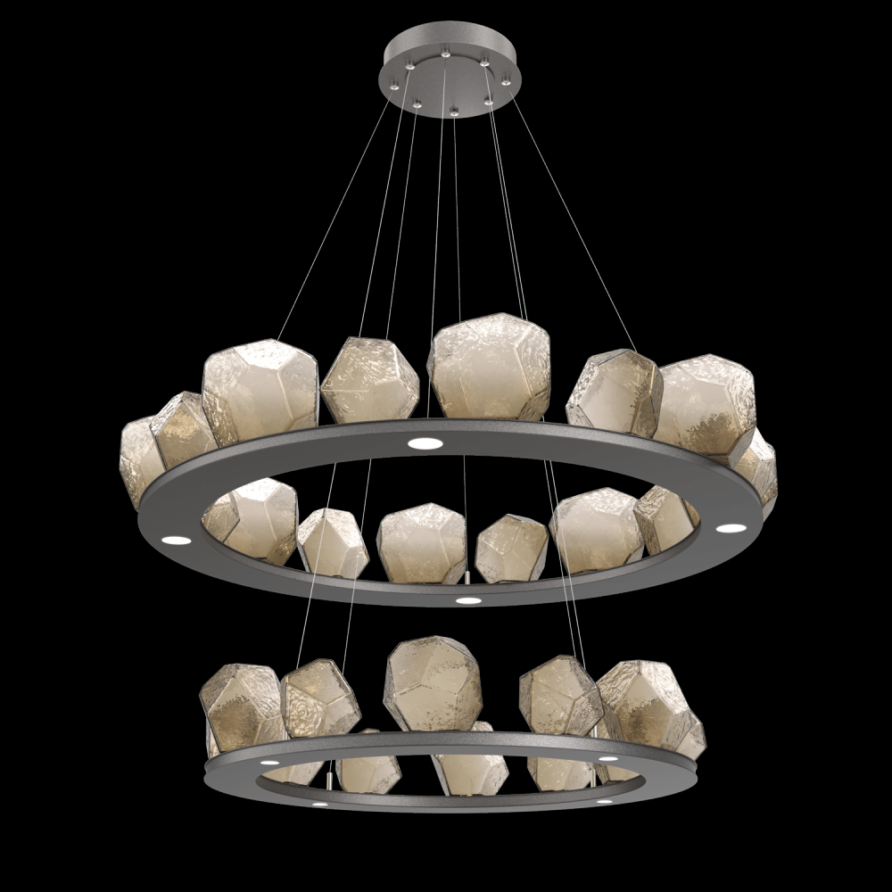 Gem Two-Tier Ring
