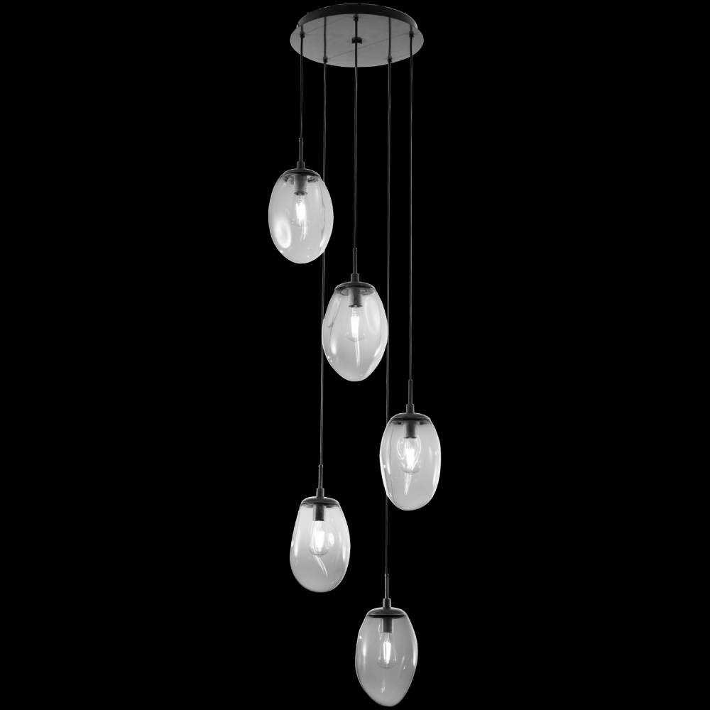 Meteo Round 5pc Multi-Pendant