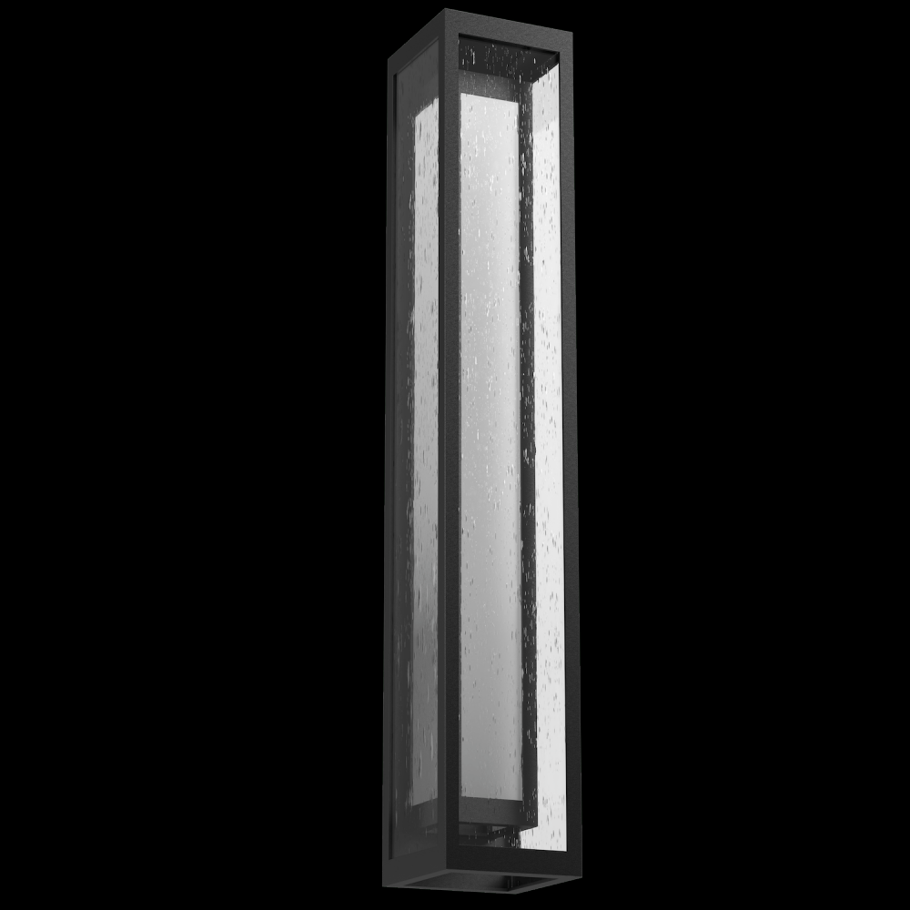 Outdoor 36" Double Box Sconce with Glass