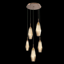 Hammerton CHB0049-05-BB-RB-C01-L3 - Aalto Round 5pc Multi-Pendant
