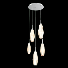 Hammerton CHB0049-05-CS-RA-C01-L3 - Aalto Round 5pc Multi-Pendant
