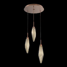 Hammerton CHB0050-03-BB-CB-C01-L1 - Rock Crystal Round 3pc Multi-Pendant