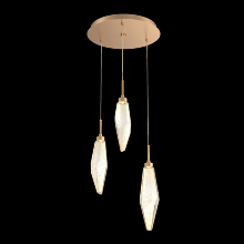 Hammerton CHB0050-03-NB-CA-C01-L3 - Rock Crystal Round 3pc Multi-Pendant