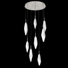 Hammerton CHB0050-08-BS-CC-C01-L1 - Rock Crystal Round 8pc Multi-Pendant