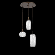 Hammerton CHB0091-03-FB-C-C01-L3 - Vessel Round 3pc Multi-Pendant