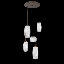 Hammerton CHB0091-05-FB-C-C01-L3 - Vessel Round 5pc Multi-Pendant