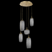 Hammerton CHB0091-05-GB-S-C01-L3 - Vessel Round 5pc Multi-Pendant