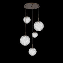 Hammerton CHB0092-05-FB-C-C01-L1 - Gaia Round 5pc Multi-Pendant