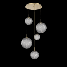 Hammerton CHB0092-05-GB-S-C01-L1 - Gaia Round 5pc Multi-Pendant