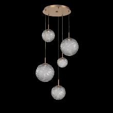 Hammerton CHB0092-05-NB-S-C01-L1 - Gaia Round 5pc Multi-Pendant