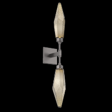 Hammerton IDB0050-02-GP-CB-L3 - Rock Crystal Double Sconce