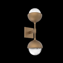 Hammerton IDB0093-02-NB-C-L3-MS - Cabochon Double Sconce